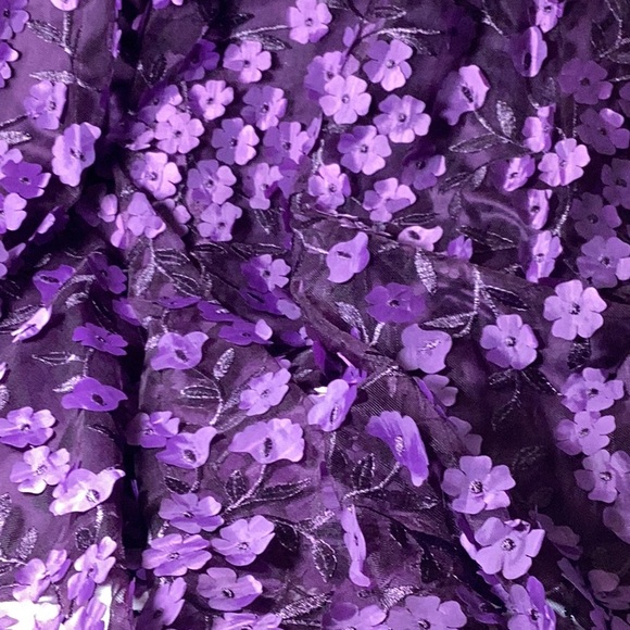 Eliza J Purple Sleeveless Maxi Gown for Weddings - Picture 8 of 12